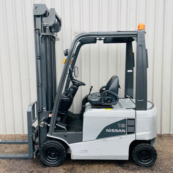 NISSAN JG1N1L18Q 4 WHEEL ELECTRIC FORKLIFT (#3503) THIS IS NOW SOLD