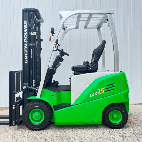 GREENPOWER ECO 15 Lithium Electric Forklift (#3758) EX Demo THIS IS NWO SOLD (H)