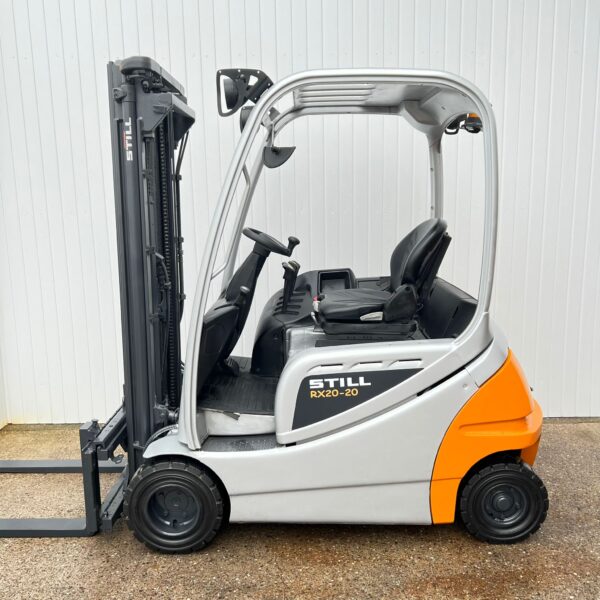 STILL RX20-20. USED 4 WHEEL ELECTRIC FORKLIFT - 4700mm lift (#5294)