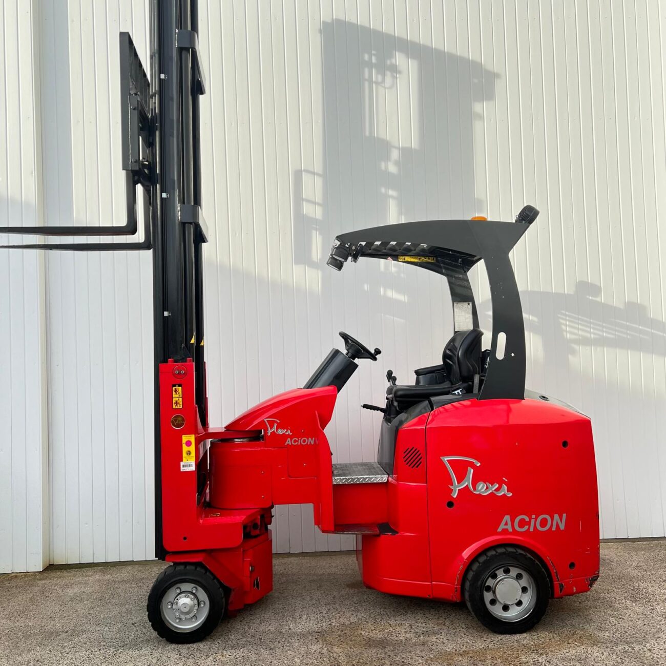 FLEXI Acion Hiload 1250 USED ARTICULATED FORKLIFT - 9500mm Lift. (1)