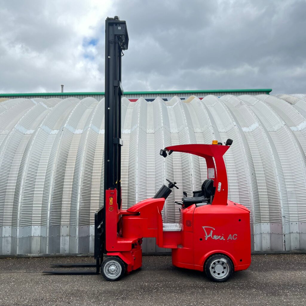 FLEXI Ac Hiload 1250 USED ARTICULATED FORKLIFT - 9500mm Lift. Camera ...