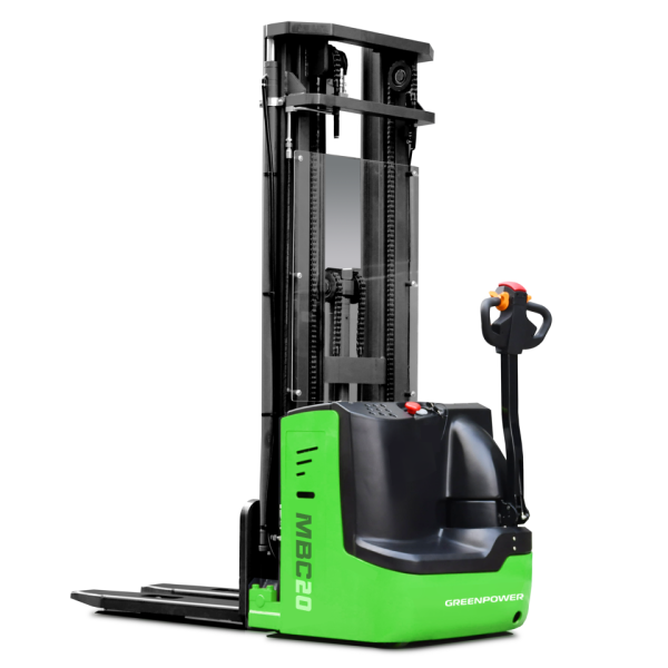 Heavy Duty Lithium Stacker GREENPOWER MBC20 - 3.0m Or 5.0m Lift - 2000Kgs - (#MBC20)