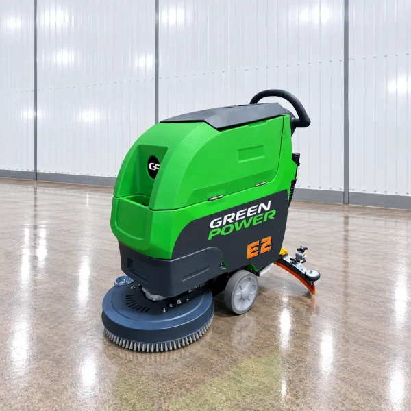 Floor Scrubber / Dryer Walk Behind Hand Push Greenpower E2 | 50L Tank.