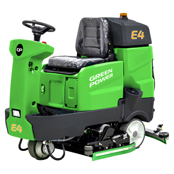 Greenpower E4 ride of floor scrubber