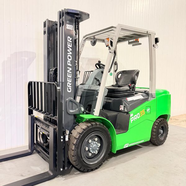 Greenpower Pro35HV High Voltage Lithium Forklift | 4700mm Lift height | Capacity 3500kgs | No cab or Full cab