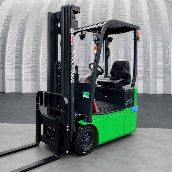 GREENPOWER Eco12 Lithium Electric Forklift Gen2 | 3.0m to 4.5m Lift | Capacity 1200kgs | 3 Wheel Model