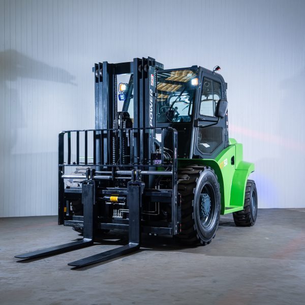 G Power RT50 Diesel Rough Terrain Forklift : 4700mm Lift | Capacity: 5000kgs | Fork Positioner | Full Cab - 4WD.