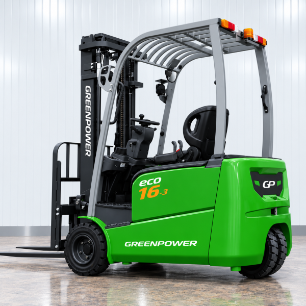 GREENPOWER Eco16-3 / Eco20-3 Lithium Electric Forklift | 3W Model