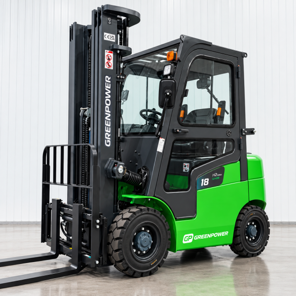 GREENPOWER Eco18 Lithium Electric Forklift Gen2 | Full Cab