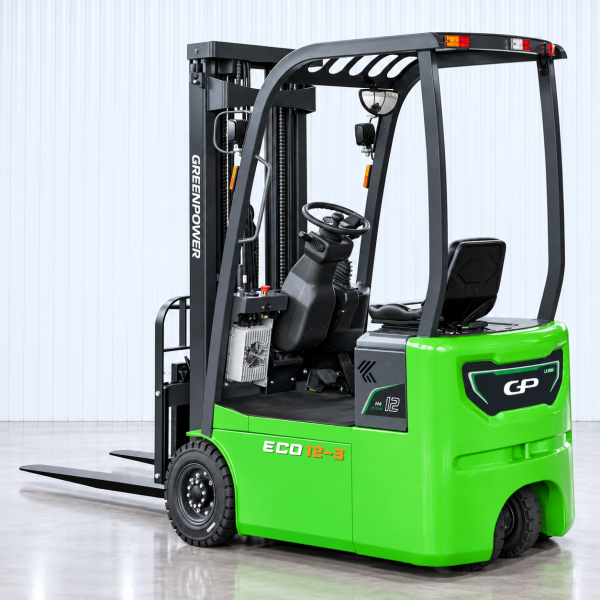 GREENPOWER Eco12 Lithium Electric Forklift | 3 Wheel Model