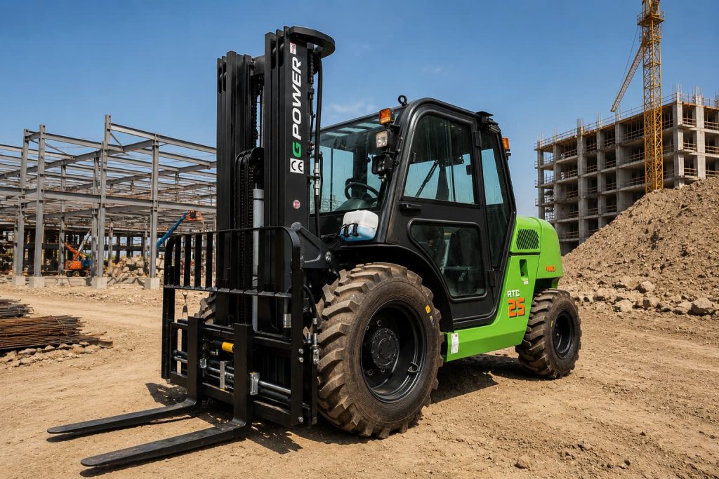 Greenpower RTC25 on a construction site