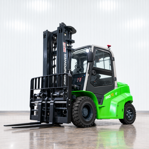 Greenpower Pro70HV High Voltage Lithium Forklift | Fork positioner | Full Cab