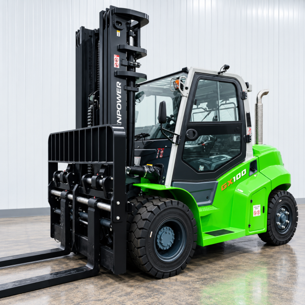 Greenpower GX100 Diesel Forklift | Fork positioner | Full Cab Options