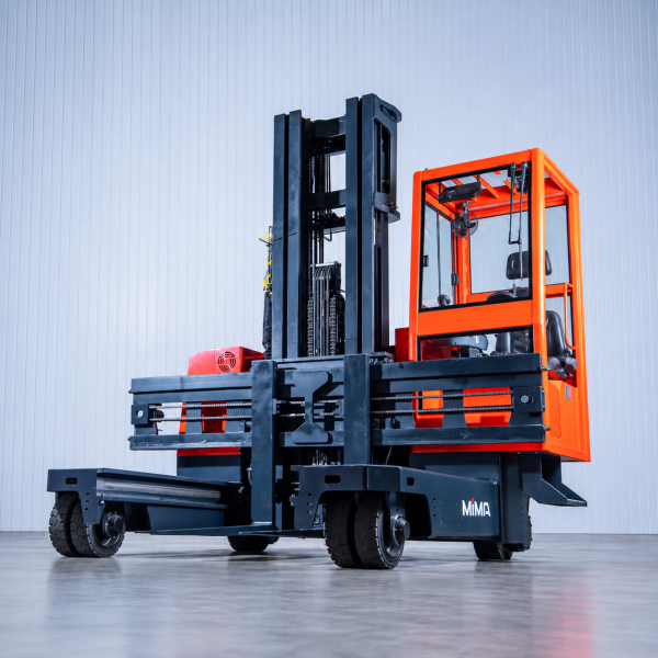 Multi-Directional Forklift New Lithium MIMA MQC40 - 4.5m To 8.0m Lift - Half Cab - 4000kgs (#MQC40-02)